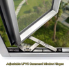 Doppelt verglaste Fensterscharniere aus UPVC
