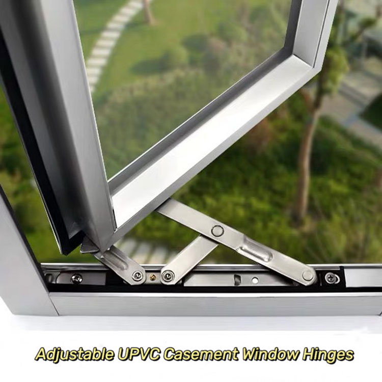 Doppelt verglaste Fensterscharniere aus UPVC